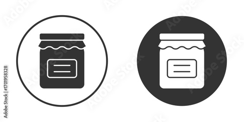 Jam icon or Logo. Flat Style vector EPS.