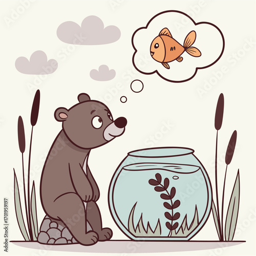 bear in the woods