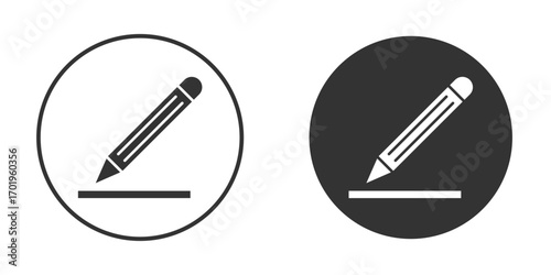 Edit text icon or Logo. Flat Style vector EPS.