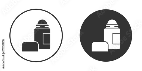 deodorant icon or Logo. Flat Style vector EPS.