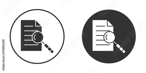 Case studies icon or Logo. Flat Style vector EPS.