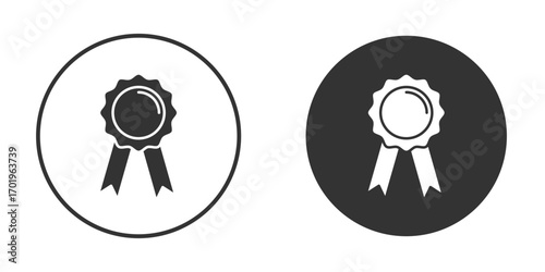 Badge icon or Logo. Flat Style vector EPS.