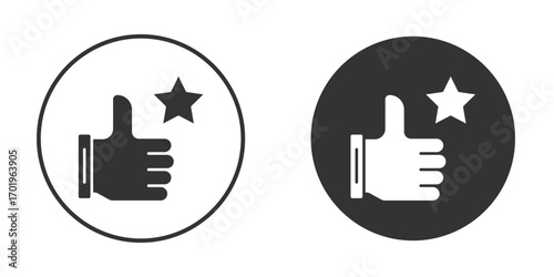 Appreciation icon or Logo. Flat Style vector EPS.