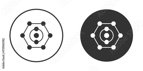Antioxidant icon or Logo. Flat Style vector EPS.