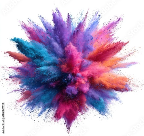 Colorful powder explosion (3)