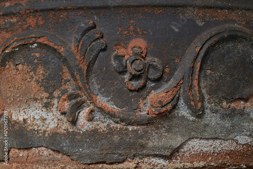 Old pottery background