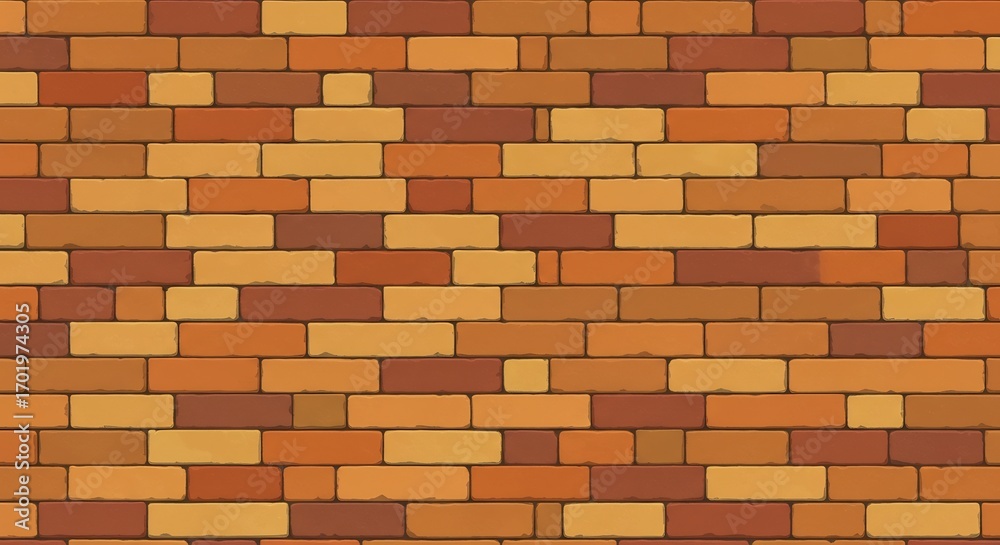 Obraz premium Brick Wall Illustration