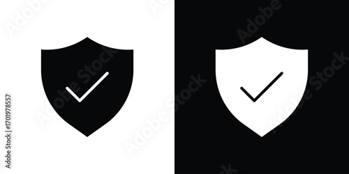 Insured icon design illustration. icon concept in flat