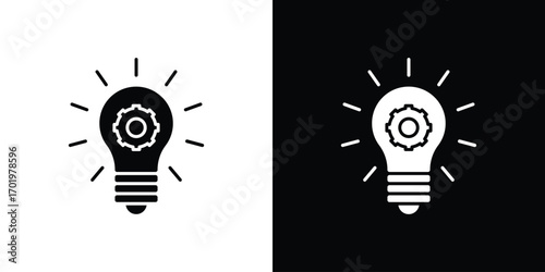 Innovation icon design illustration. icon concept in flat