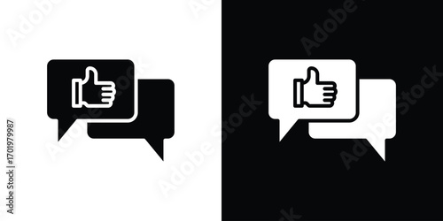Feedback icon design illustration. icon concept in flat