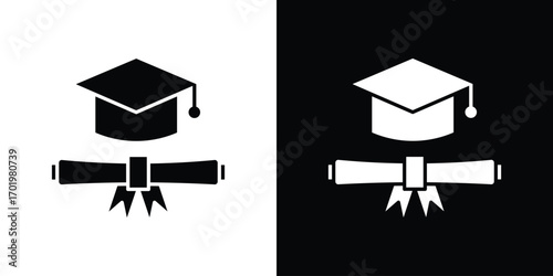 Degree icon design illustration. icon concept in flat