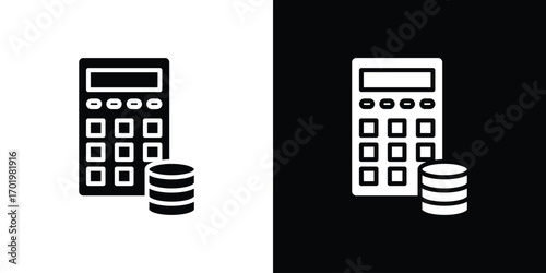 Budget icon design illustration. icon concept in flat