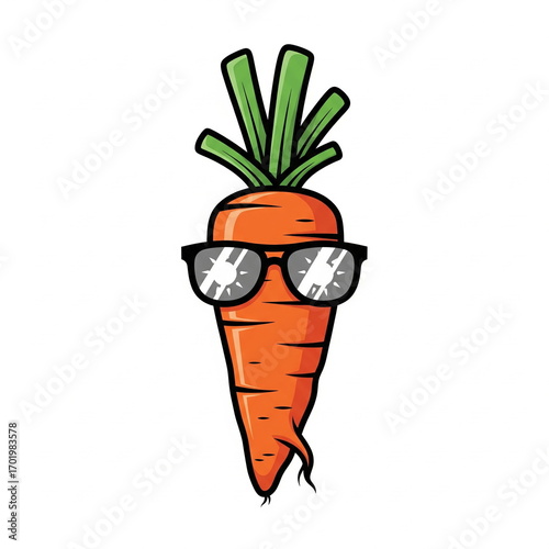 carrot in glasses