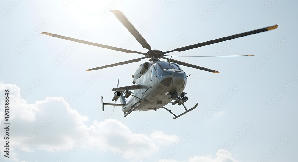 Fototapeta premium Military Combat Helicopter