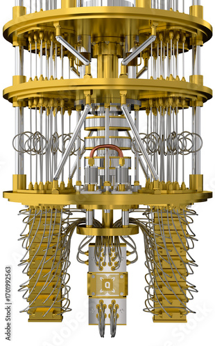 Quantum Computer Processor Cryostat – Advanced Quantum Computing Hardware