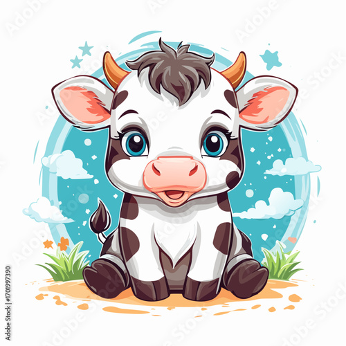 Niedliches Kuhbaby