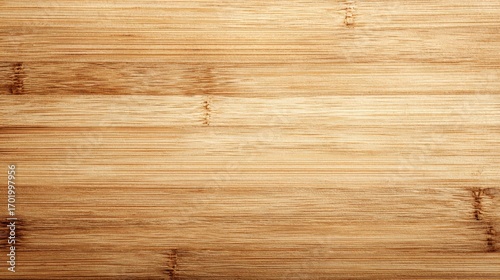 Warm-Toned Bamboo Wood Texture, Close-Up Natural Grain, Modern Interior Design Material Background