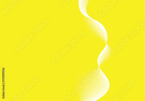 Abstract wavy yellow background vector
