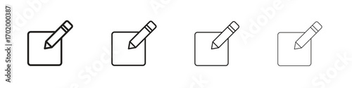 Register icons illustrations collection on white background. Pixel perfect vector graphics