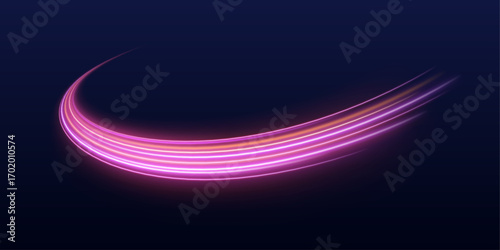 Light threads twist and overlap like high-speed highways in a neon world. Each curve suggests speed, direction, and digital control. PNG