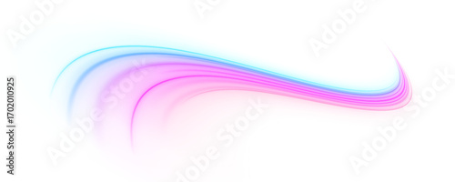 Abstract wave pulses flow forward in gradient neon tones, suggesting fast transfer and futuristic signal strength. Stylish and energetic. PNG