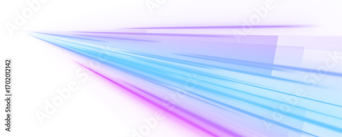 Fast-moving stripes on white background mimic digital acceleration and clean data transmission. Linear flow suggests structure and speed. Use in tech banners or infographics. PNG