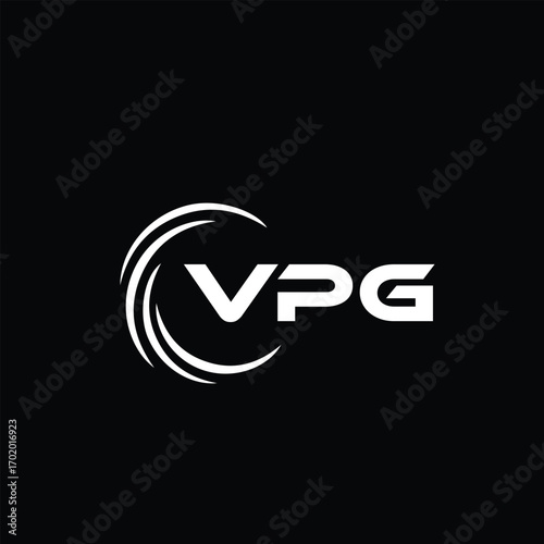 Letter VPG building vector monogram logo design