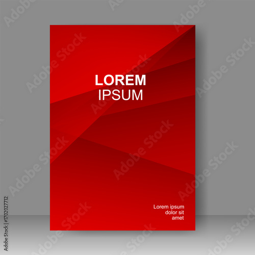 Cover book and brochure template layout design. for Annual report, magazine, flyer, poster. vector concept 