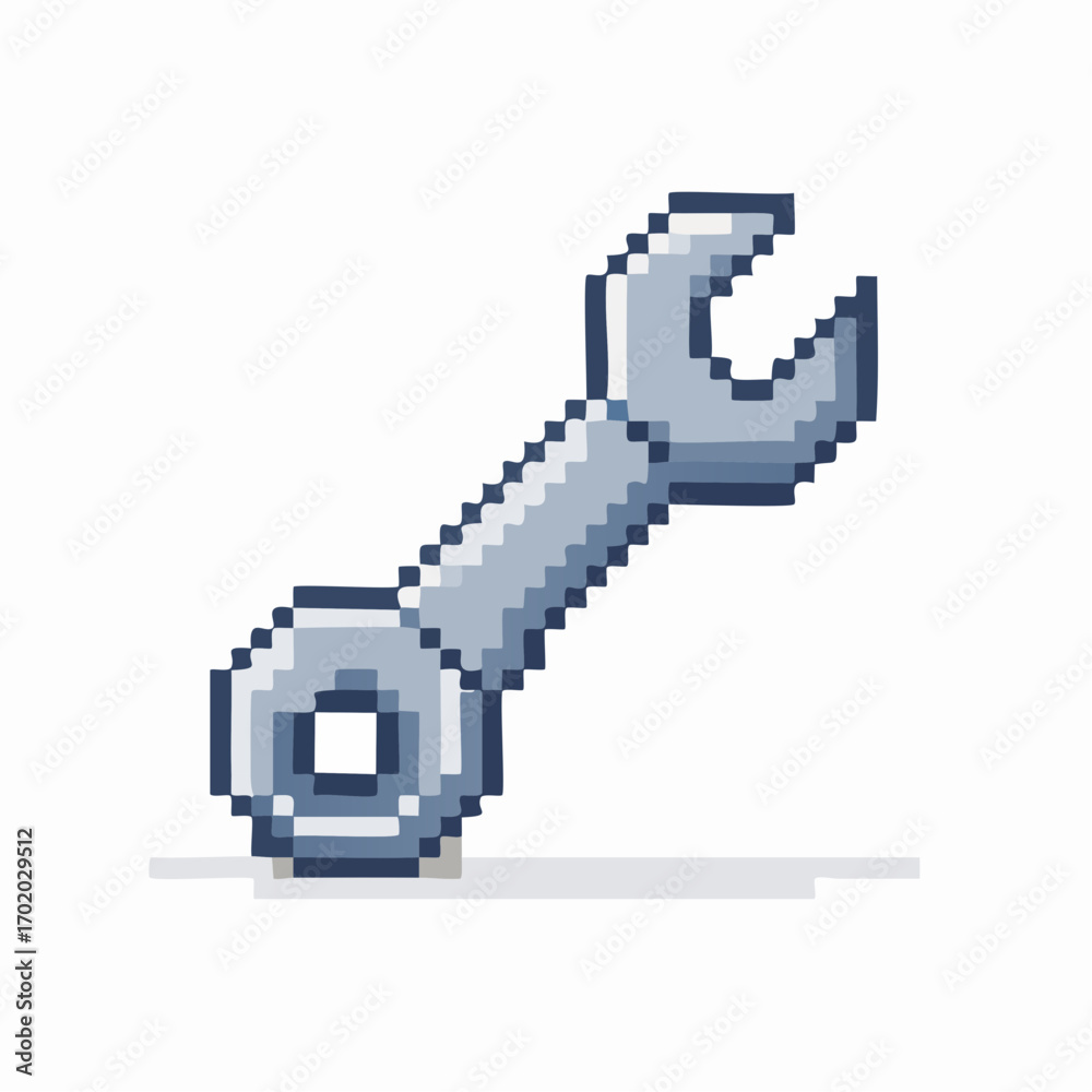 Fototapeta premium Open Spanner Pixel Graphic