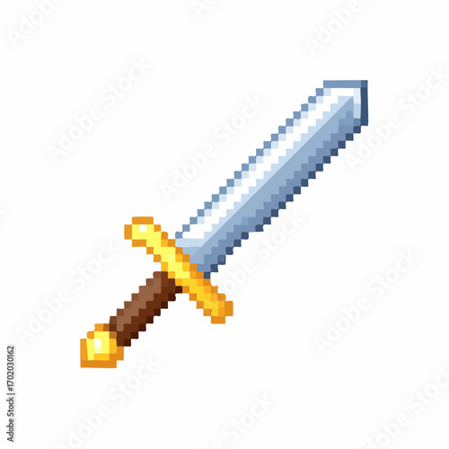 Icon Sword Pixel 8 Bit