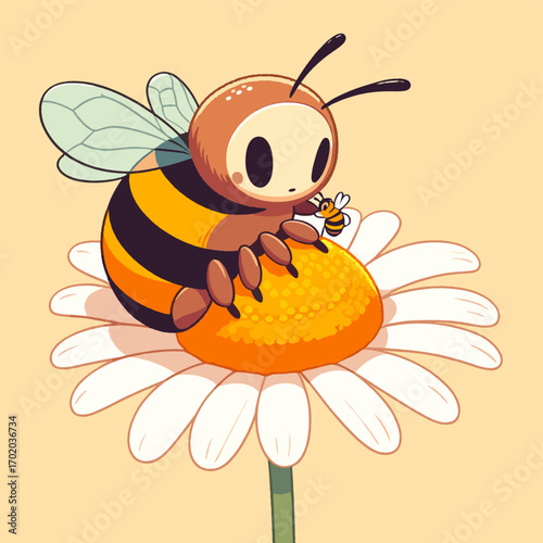 cute animated bee