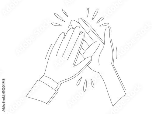 Art of clapping hands