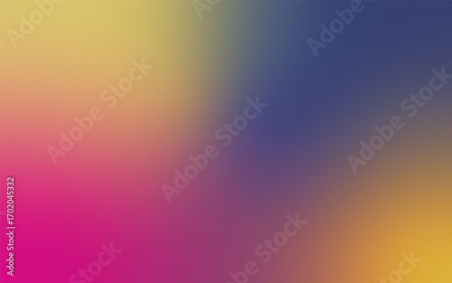 An abstract gradient of pink, yellow, and blue creates a soft effect