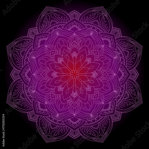elegant and classy mandala design for coloring book, mandala art for adults, teens and kids coloring book
