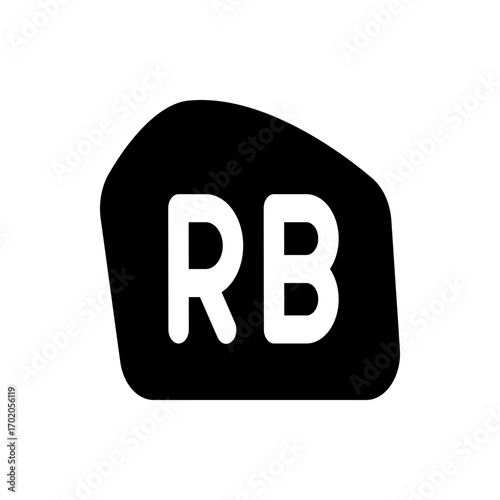 Black circle containing three horizontal white lines representing a menu or navigation icon element sign