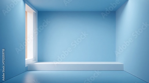 Wallpaper Mural Wide clean frame with two walls and neutral background Torontodigital.ca