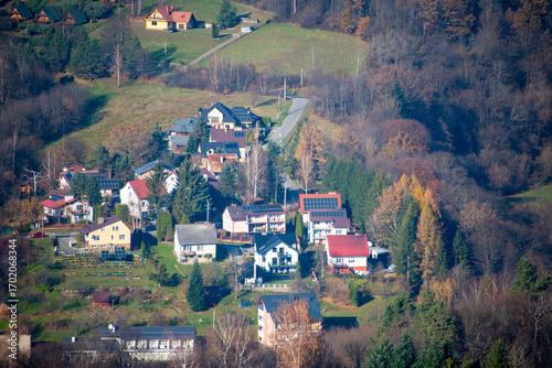Fototapeta Naklejka Na Ścianę i Meble -  Autumn in Solina - Poland