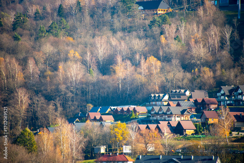 Fototapeta Naklejka Na Ścianę i Meble -  Autumn in Solina - Poland