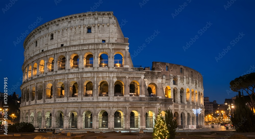 Fototapeta premium The Colosseum at Night