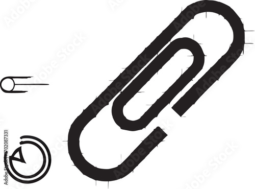 paper clip isolated