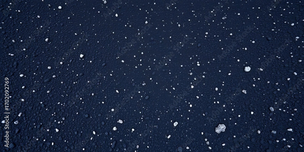 Fototapeta premium Dark, coarse-grained asphalt surface, showing texture and subtle variations, texture, highway