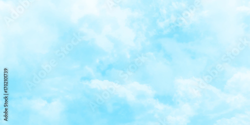 blue sky with white cloud background, beautiful blue sky with clouds Panorama sky with tiny clouds, blue sky and clouds with daylight natural background, white heap clouds in the blue sky.