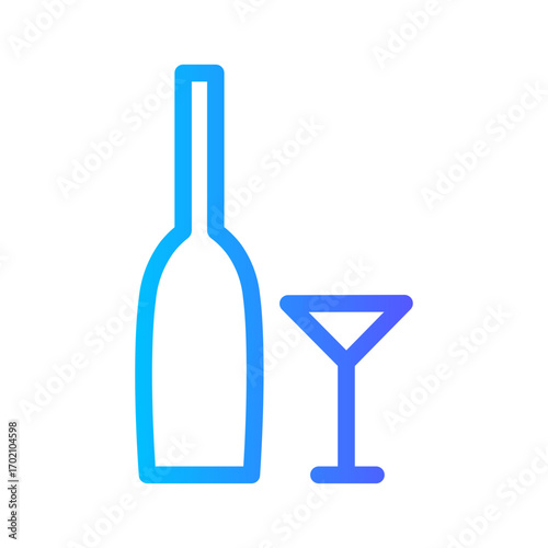 wine gradient icon