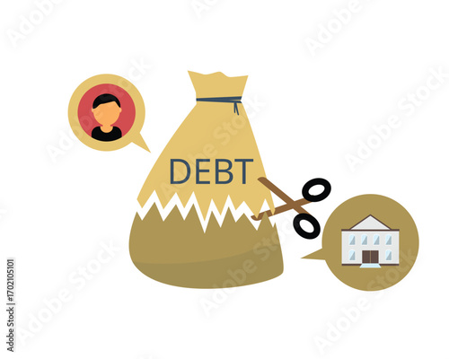 Haircut is debt restructuring and finance to reduce in the value that creditors agree to receive on the debt owed to them