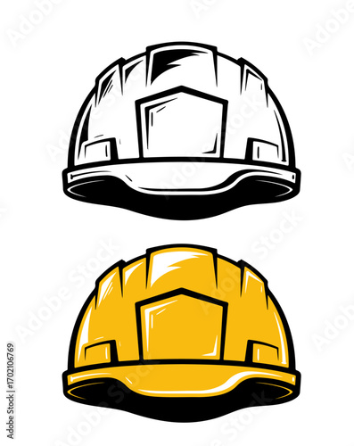Construction Helmet Icon Vector Image