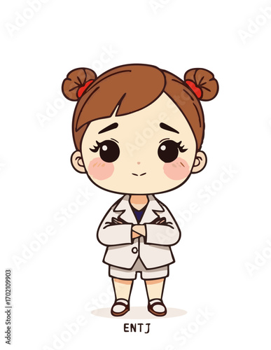 minimalist-cute-hand-drawn-illustration-of-a-chibi-entj-girl-with-a-confident-assertive-and-purp