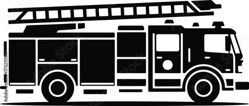 Fire Truck Vector Icon