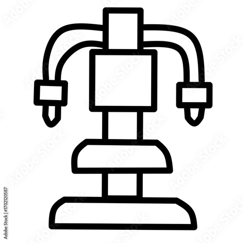 Gym line icon collection. Fitness, Gym icon design.