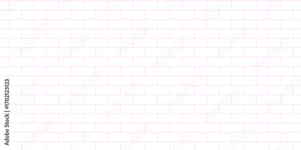 white brick wall texture and solid bricks seamless pattern background.	