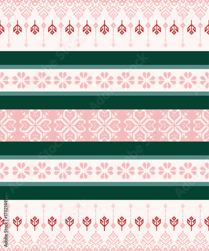 Floral pixel art pattern geometric ethnic oriental embroidery vector illustration,pixel style abstract background,crossstitch. design for texture,fabric,
cloth,scarf, table runner.
